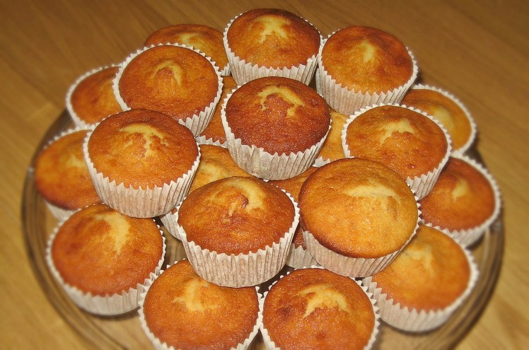 Magdalenas de plátano