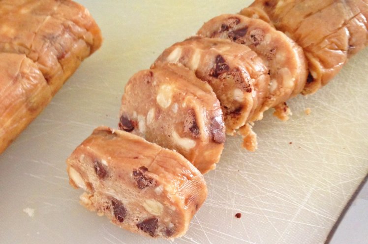 Galletas con avellanas y chocolate