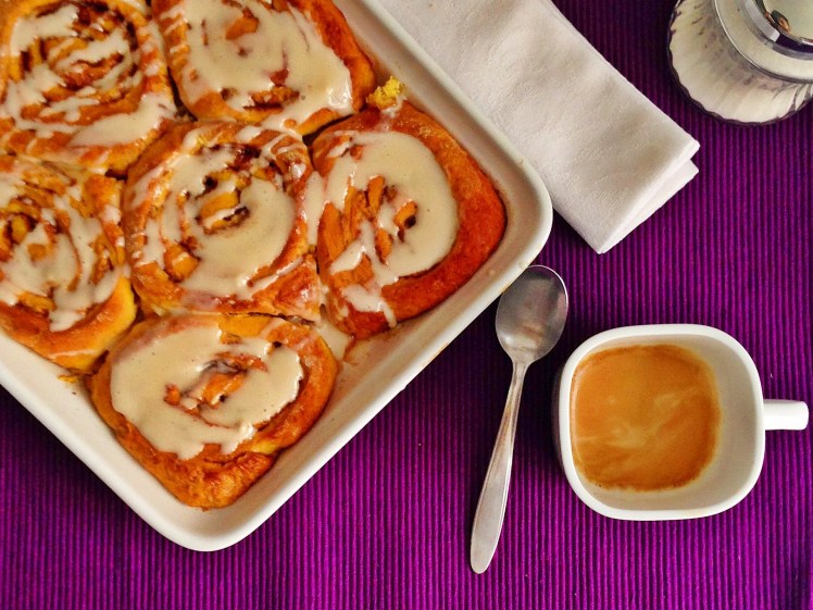 Rollos de canela y calabaza