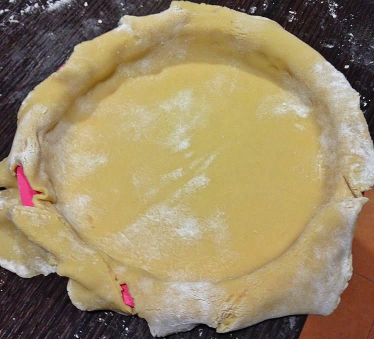 Tarta de chocolate y peras