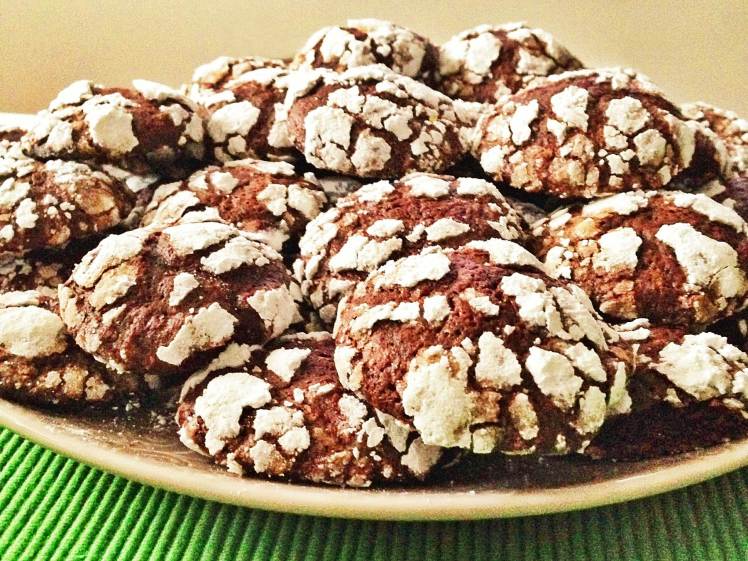 Galletas Crinkles de chocolate y avellanas  3