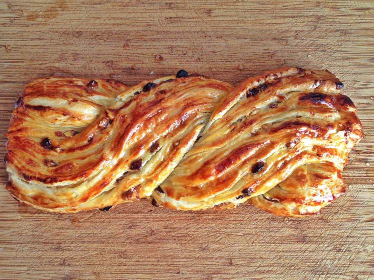 Trenza de hojaldre