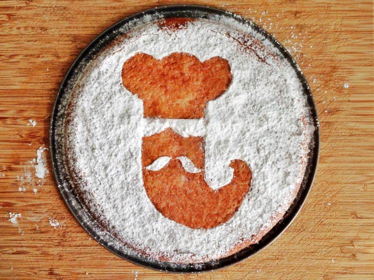 Tarta de Santiago Uanpoundeada