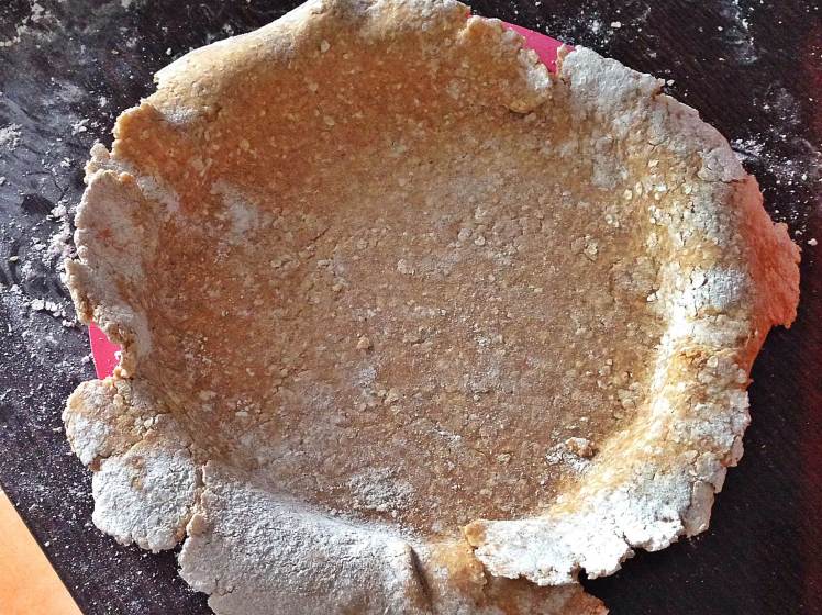 Tarta de fresas, naranja y limón