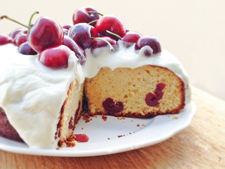 Tarta de cereza y chocolate blanco 3