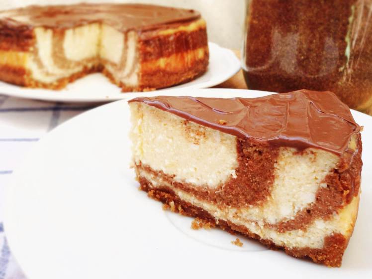 Tarta de queso y Nocilla (Nutella cheesecake)