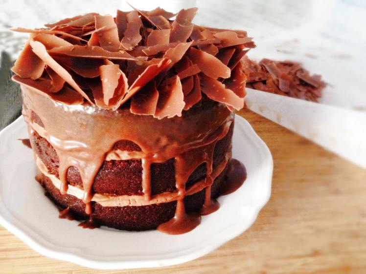 Tarta de chocolate sin lactosa