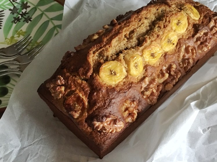 Bizcocho integral de plátano sin azúcar