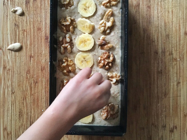 Bizcocho integral de plátano sin azúcar4